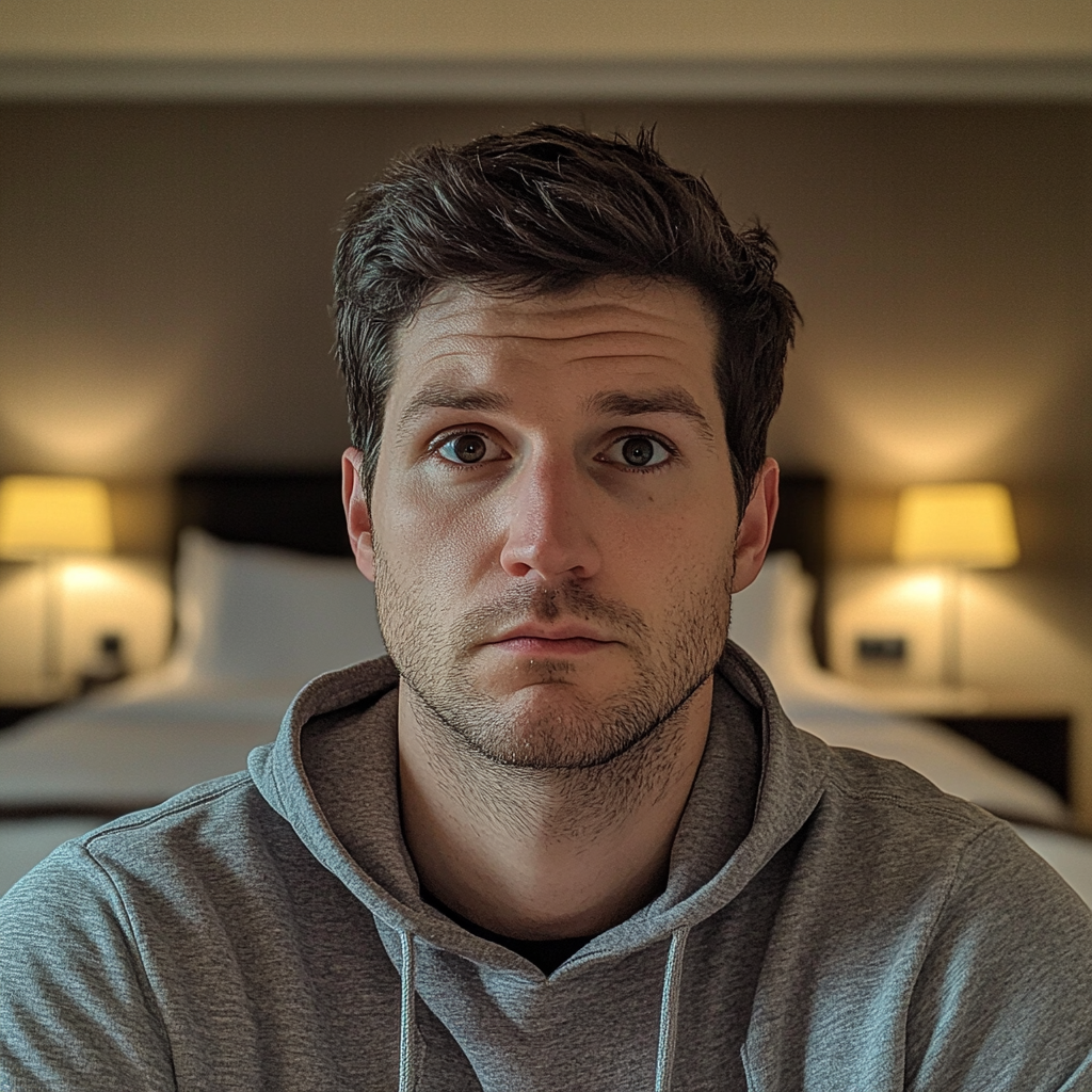 A man wearing a gray hoodie | Source: no source