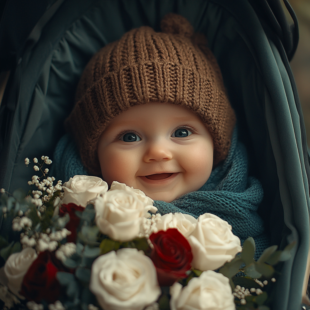 An adorable baby smiling | Source: No source