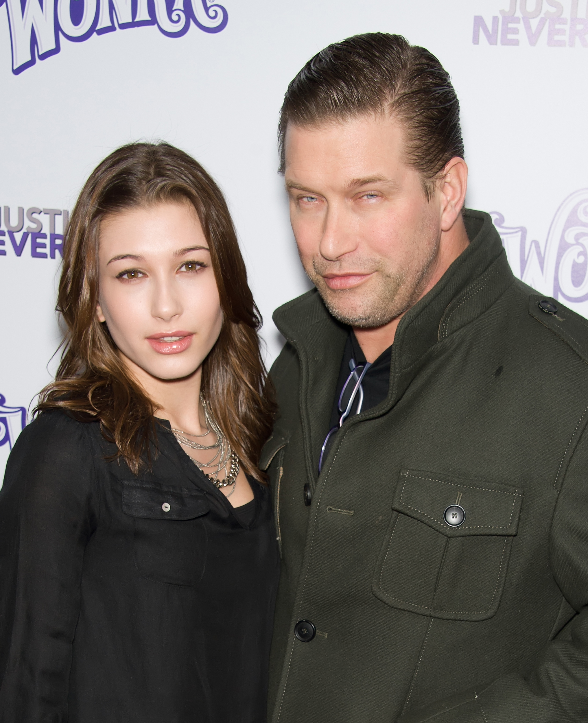 Hailey and Stephen Baldwin at the "Justin Bieber: Never Say Never" New York premiere on February 2, 2011, in New York. | Source: Getty Images