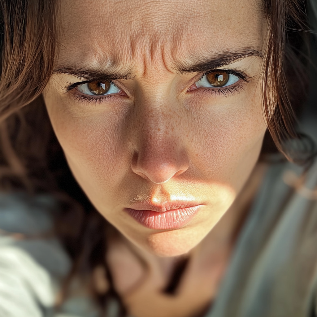 A frowning woman | Source: No source