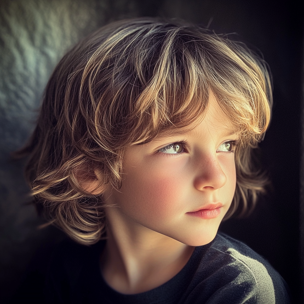 A side profile of a little boy | Source: No source