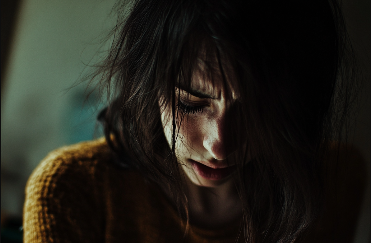 A shocked and emotional woman | Source: no source