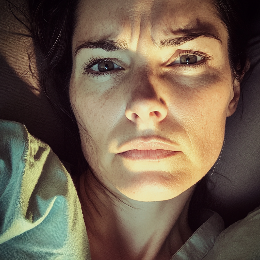 A close up of a worried woman | Source: No source