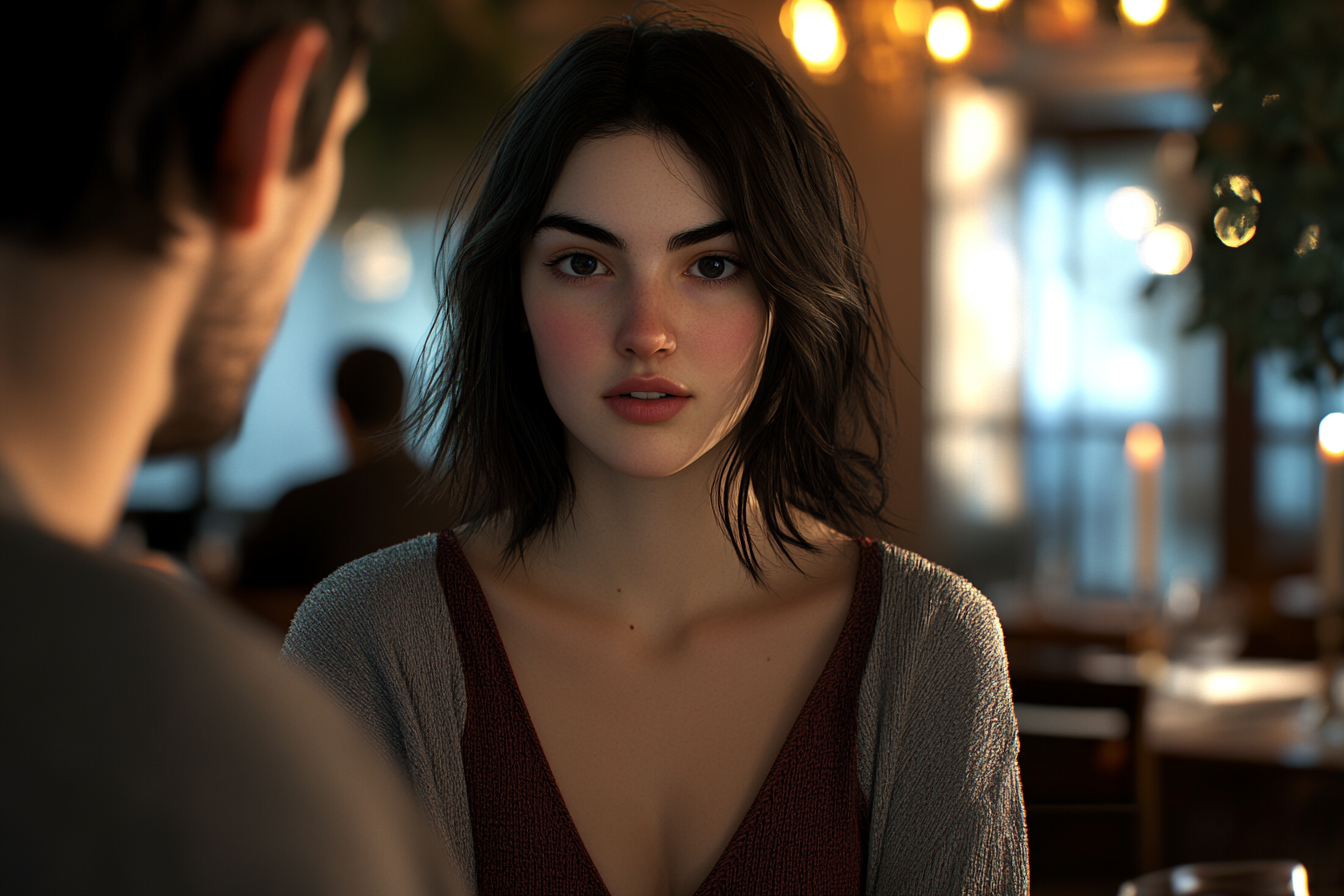 A woman talking to her husband | Source: No source