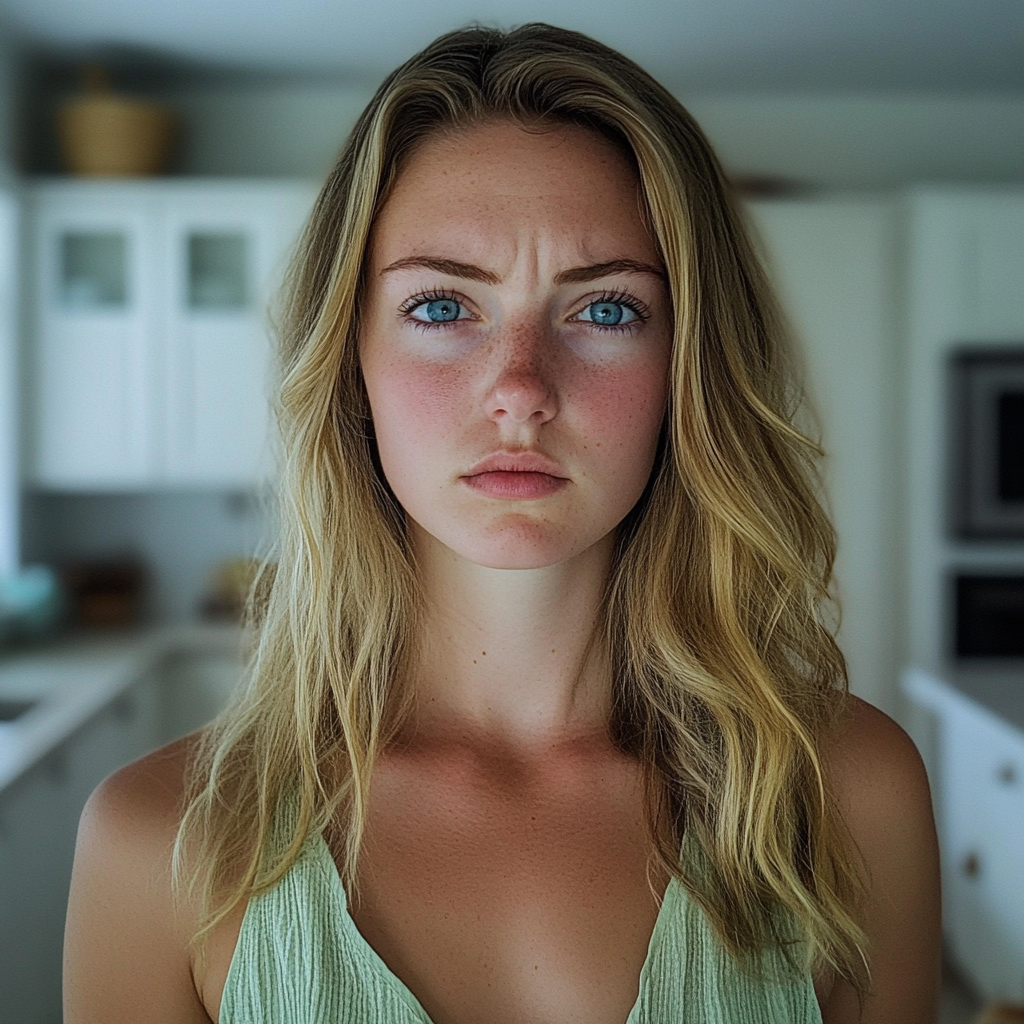 A close up of an upset woman | Source: no source