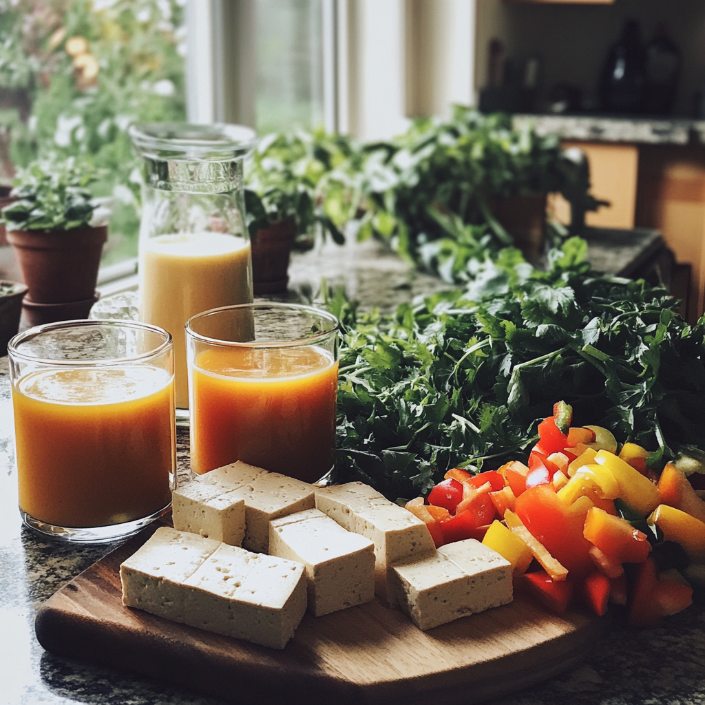 An array of healthy food | Source: No source