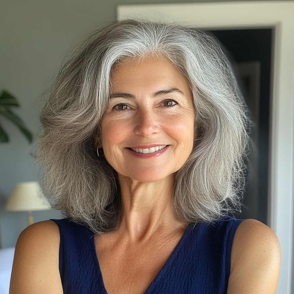A smiling older woman | Source: No source