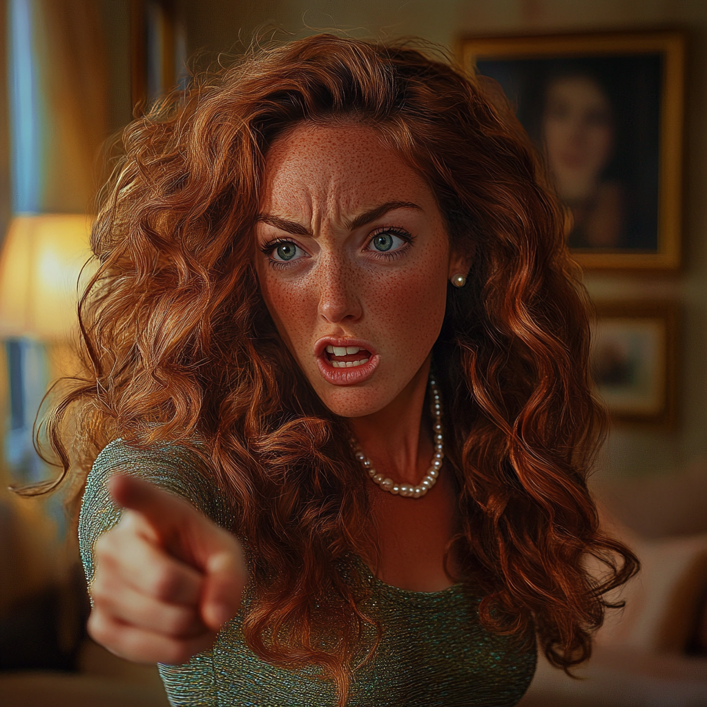 An angry woman engaged in a heated argument | Source: No source