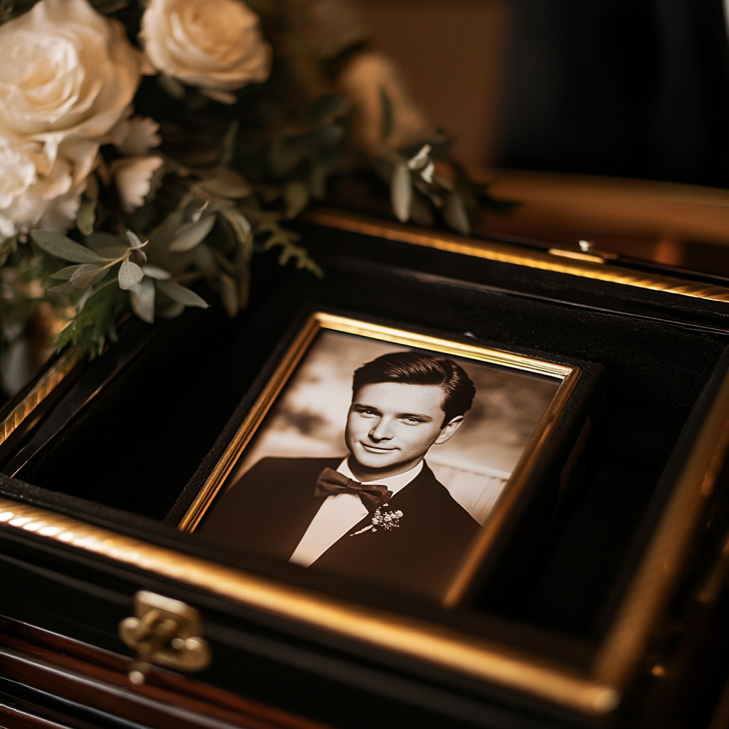 A photo in a coffin | Source: No source