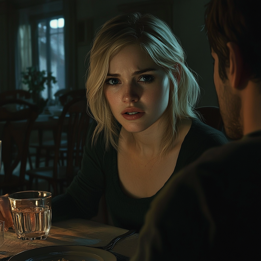 A woman talking to her husband | Source: no source