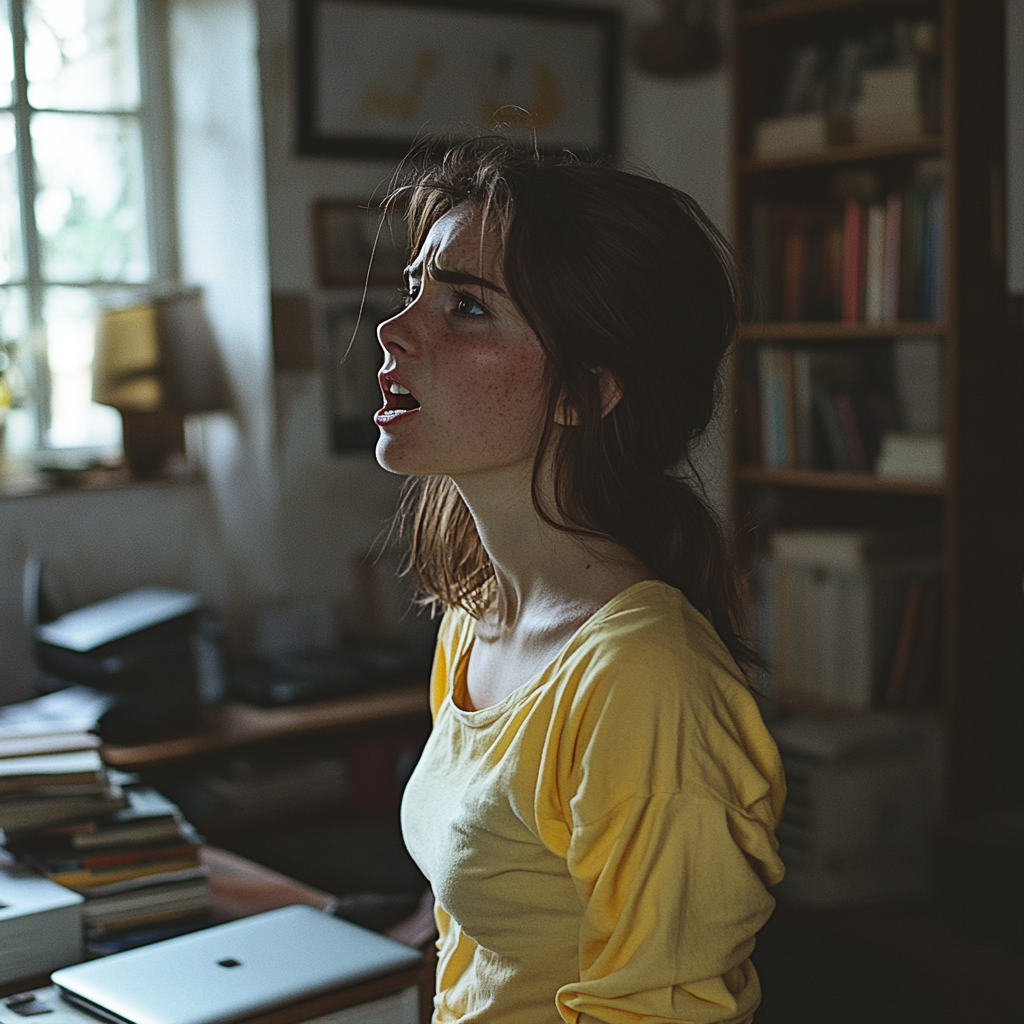 An angry woman shouting | Source: No source