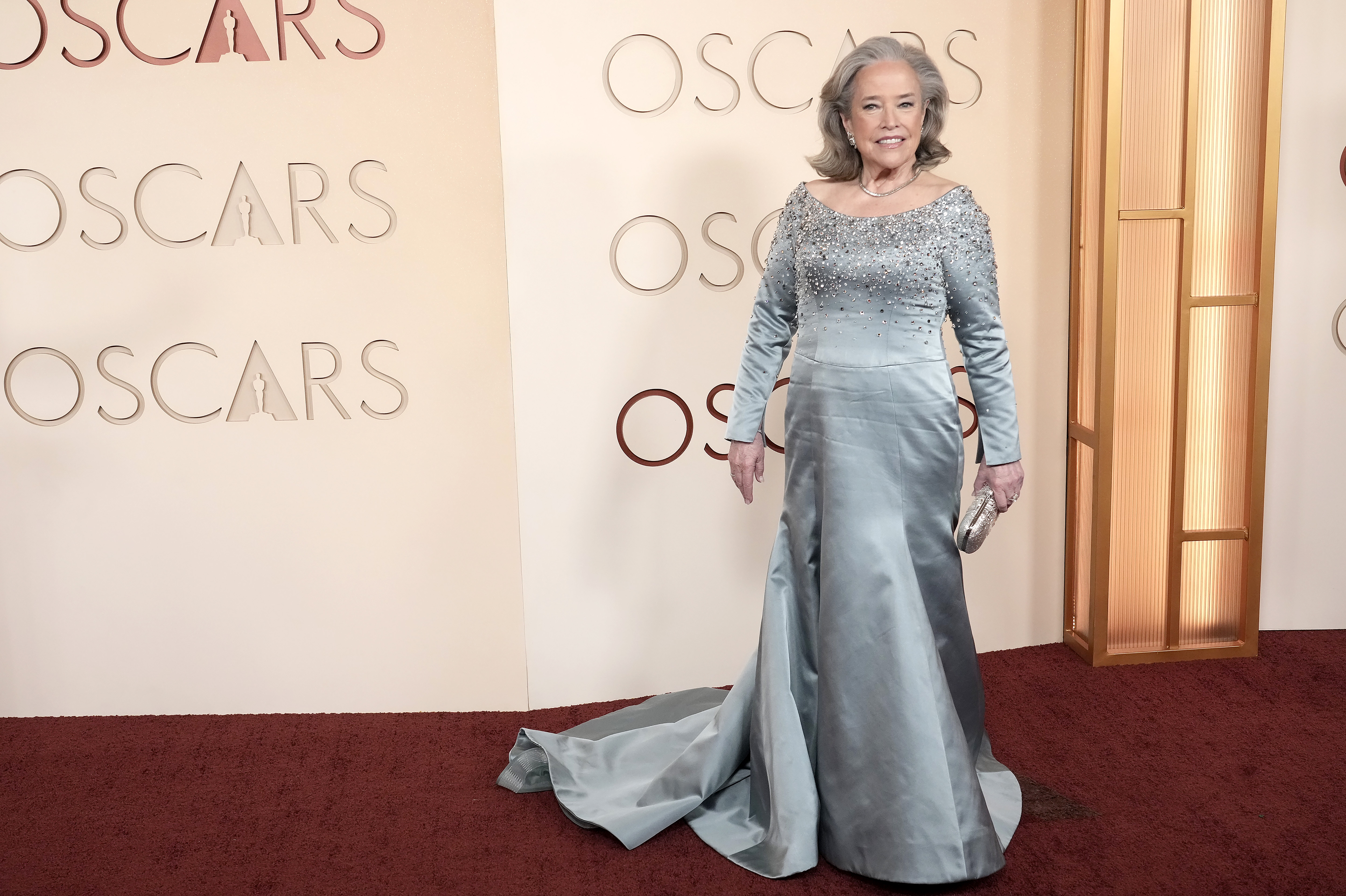 Kathy Bates attends the 98th Oscars at Dolby Theatre on March 15, 2026 in Hollywood, California. | Source: Getty Images
