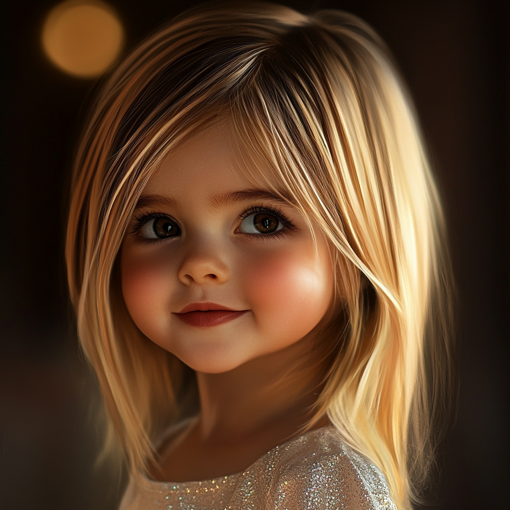 A smiling little girl | Source: No source