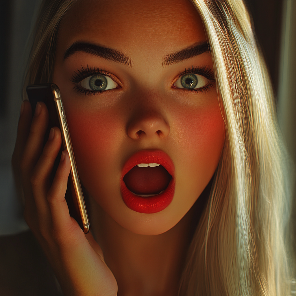 A frustrated woman talking on the phone | Source: no source
