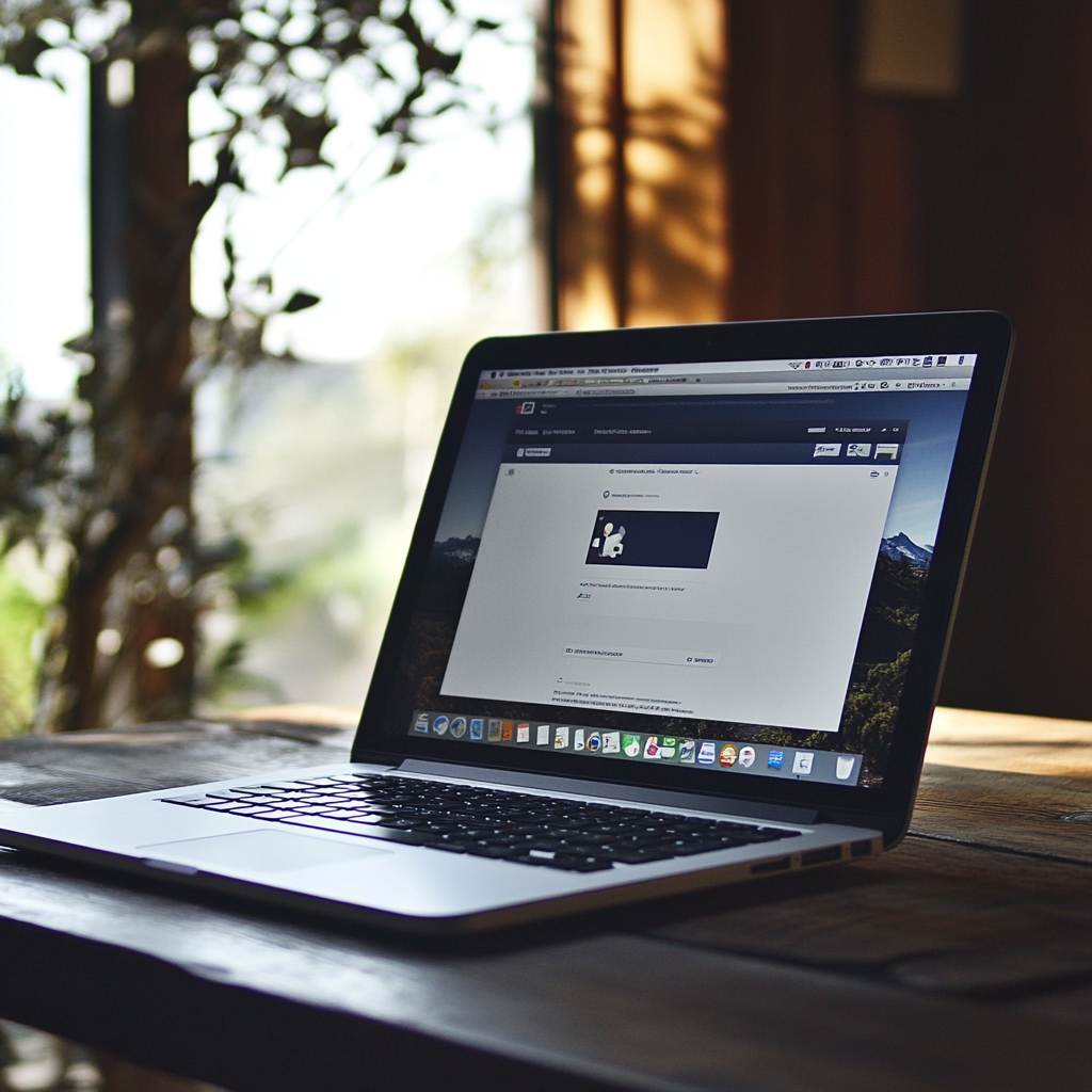 An open laptop on a table | Source: no source