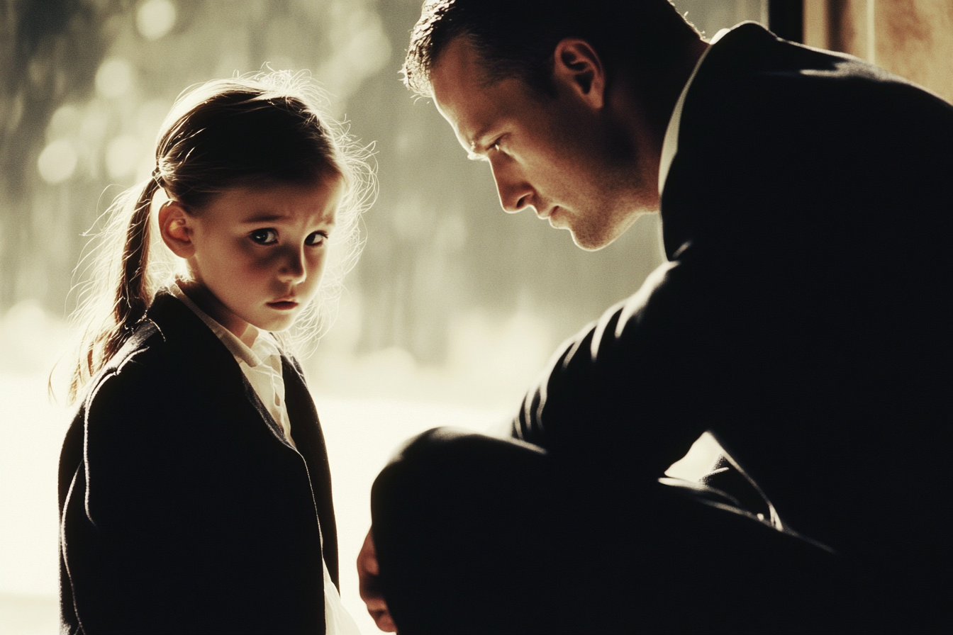 A man speaking to his daughter | Source: No source