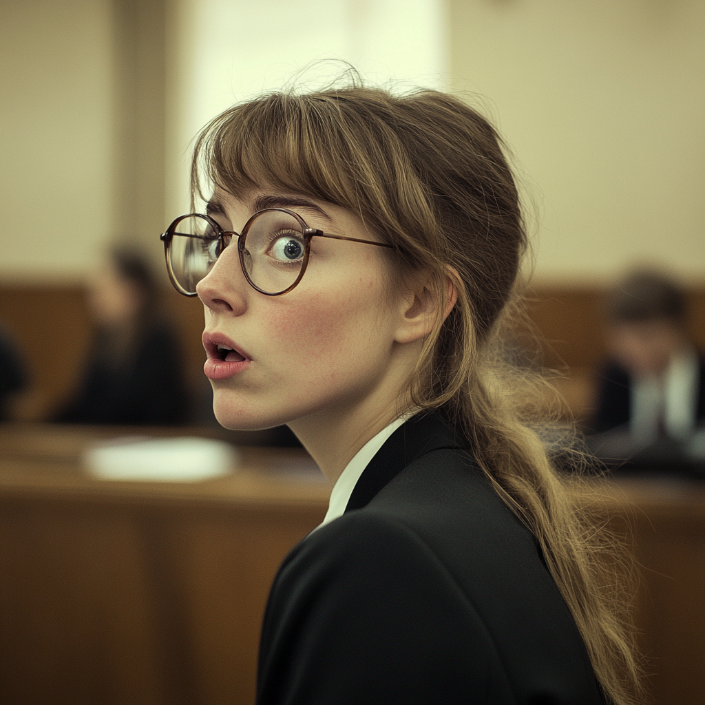 A shocked lawyer in court | Source: No source