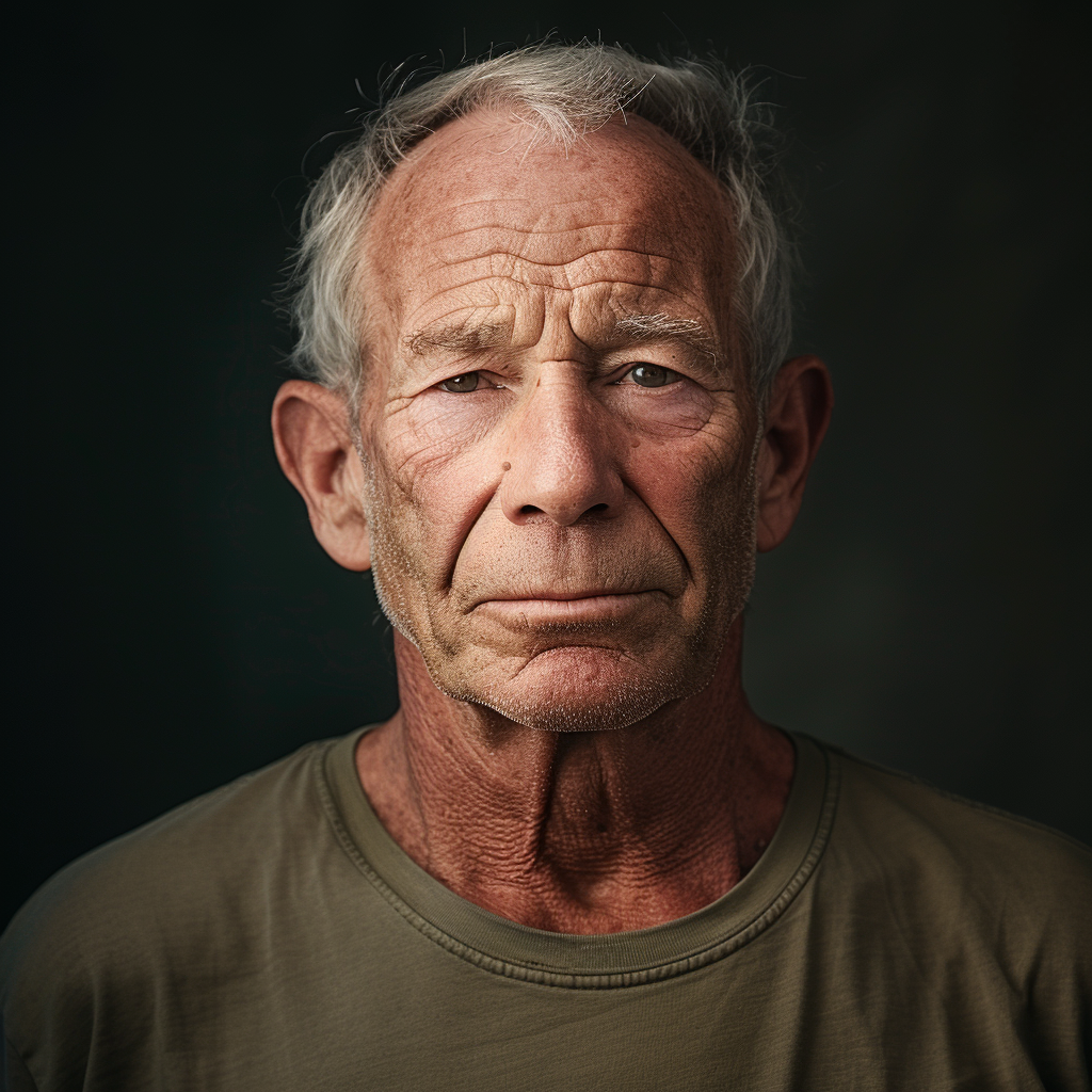 A close-up of an older man | Source: No source