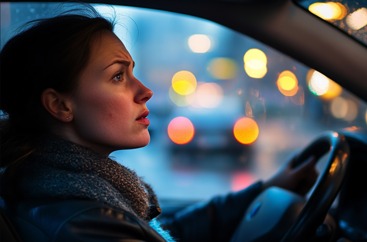 A woman driving | Source: no source
