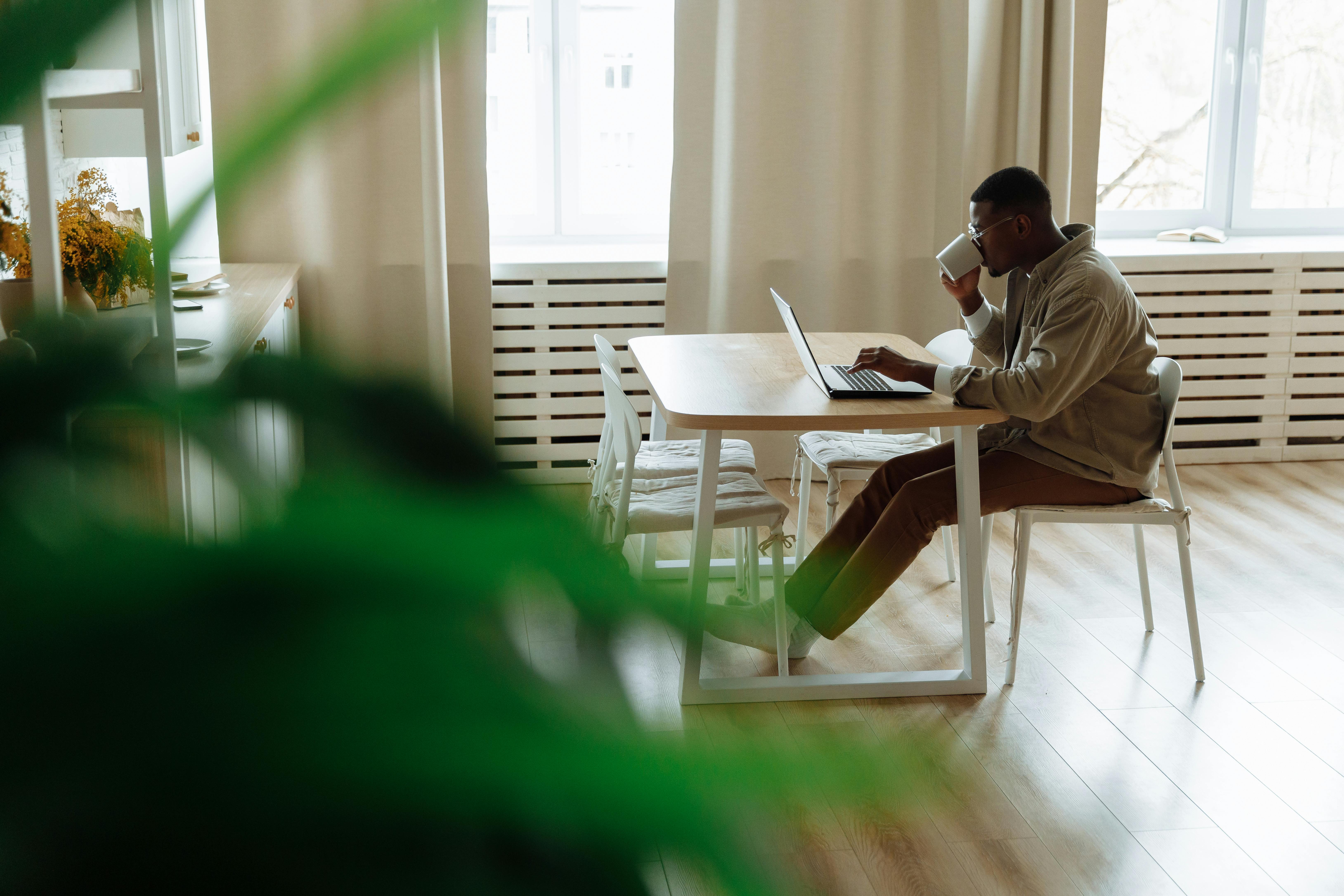 Man working from home | Source: Pexels