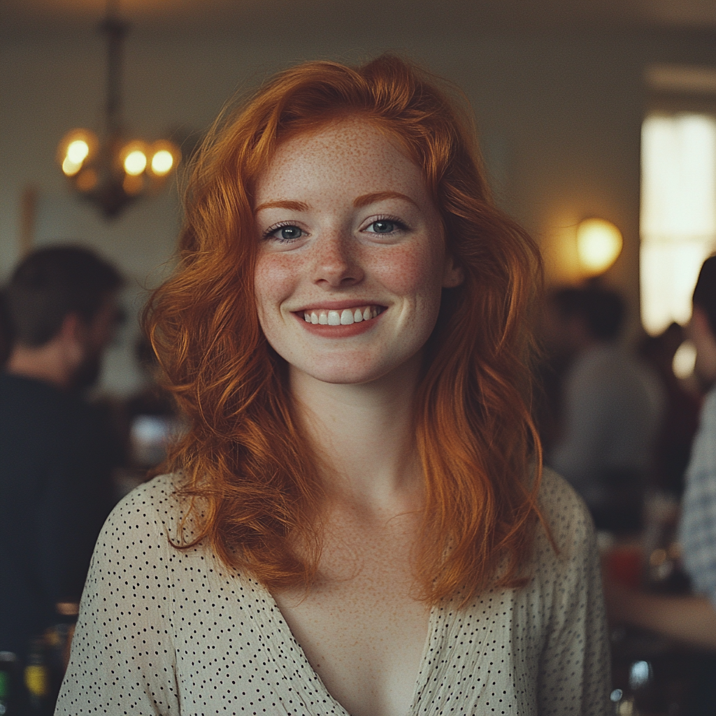 A happy woman at a party | Source: no source