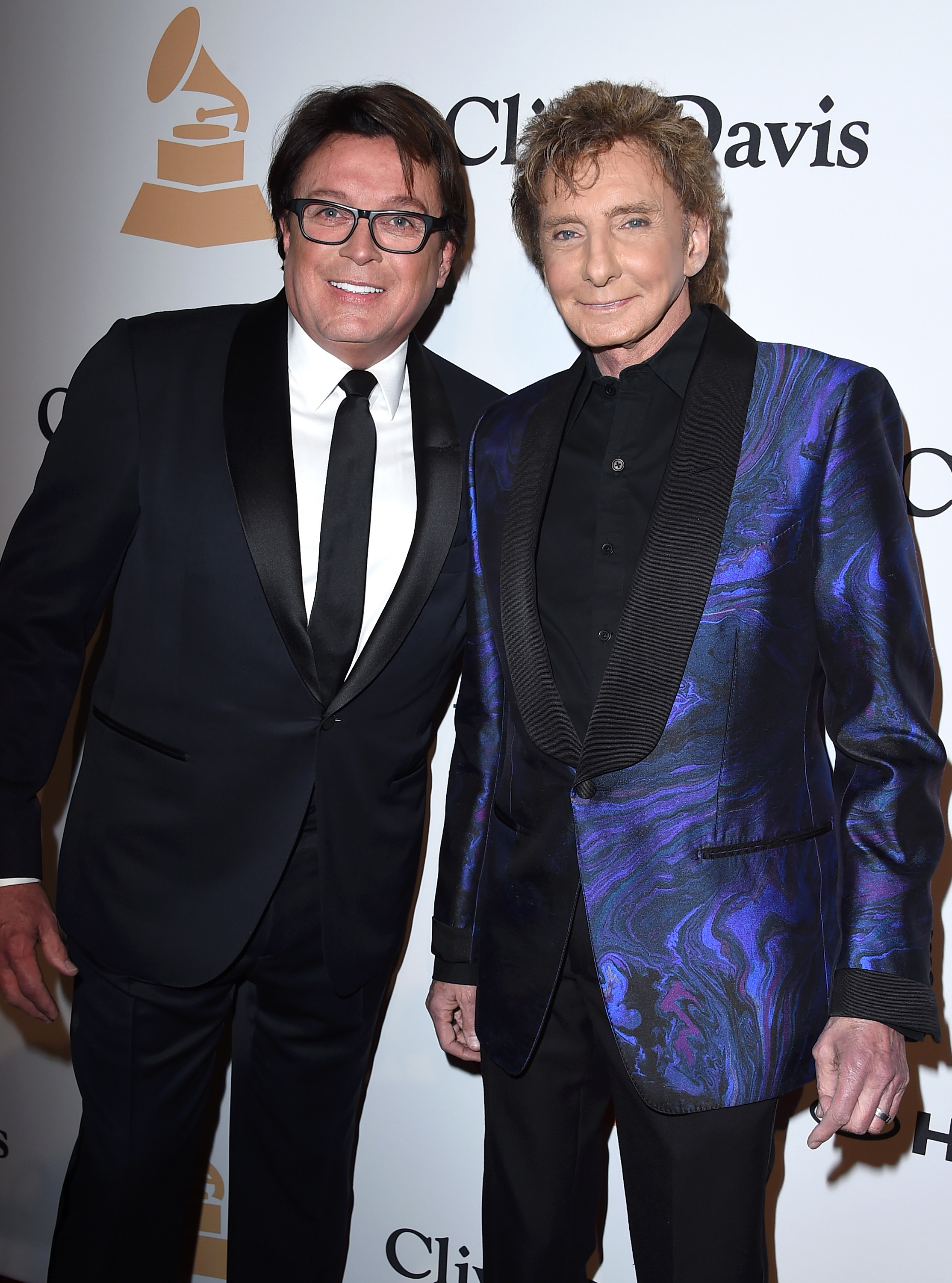 Garry Kief and Barry Manilow attend the Pre-GRAMMY Gala at The Beverly Hilton in California, on February 14, 2016 | Source: Getty Images