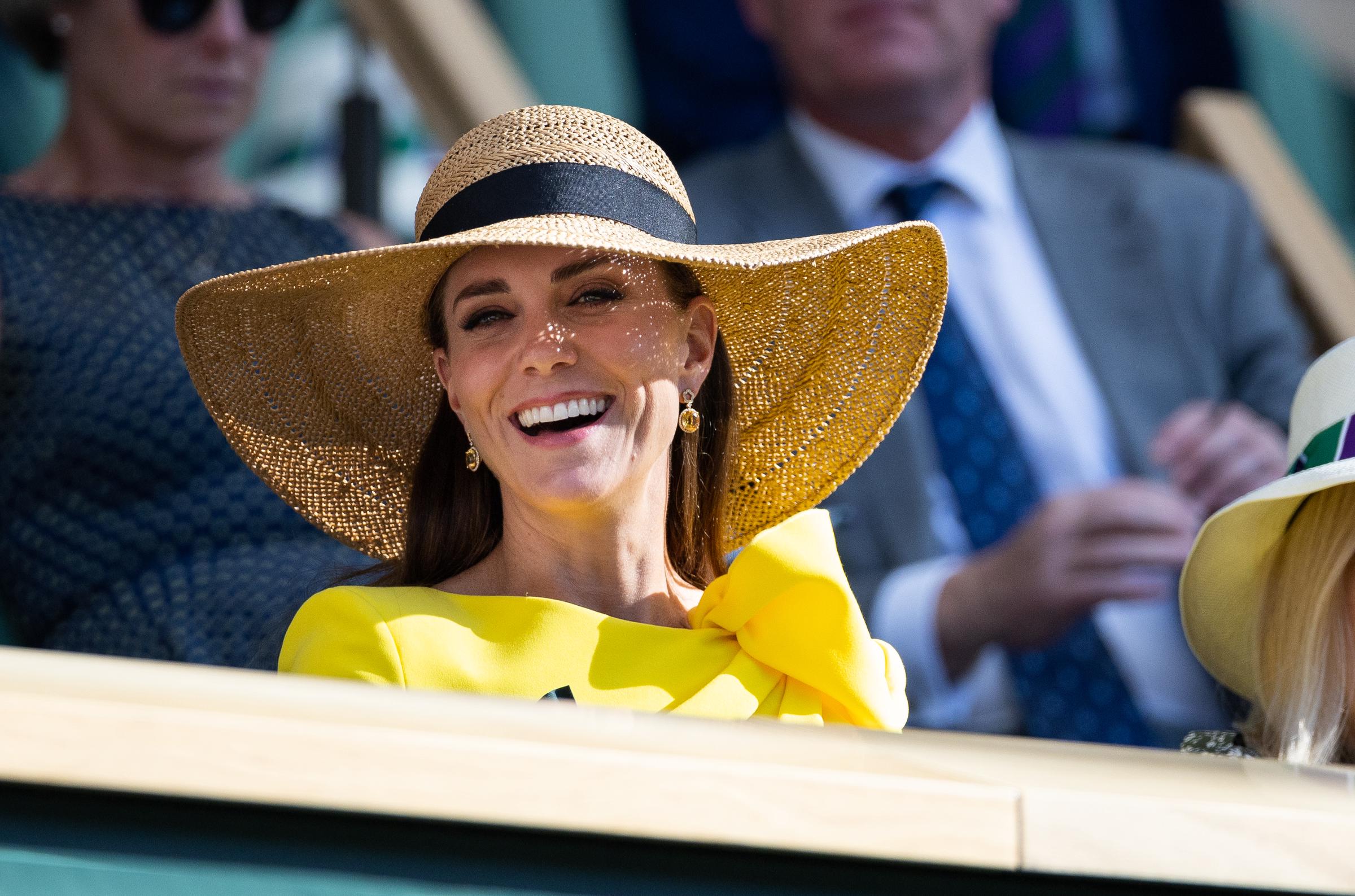 The Princess of Wales during the Ladies' Singles Final match on day 13 of The Wimbledon Championships 2022 at the All England Lawn Tennis and Croquet Club on July 9 in London. | Source: Getty Images