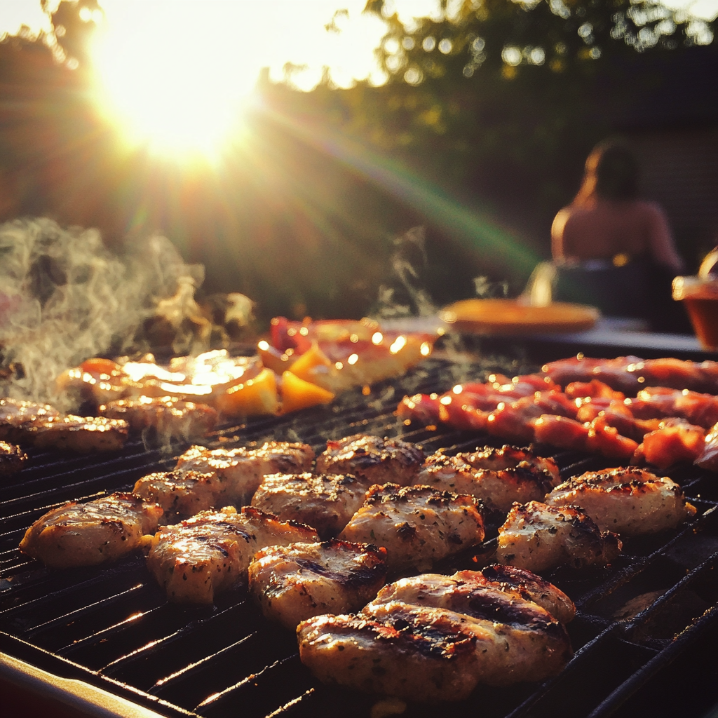 Food on a grill | Source: No source
