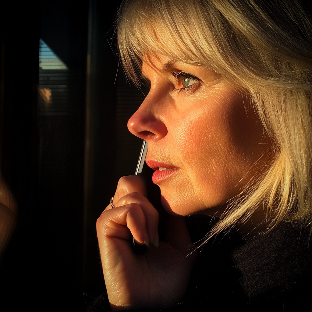 A woman talking on the phone | Source: No source
