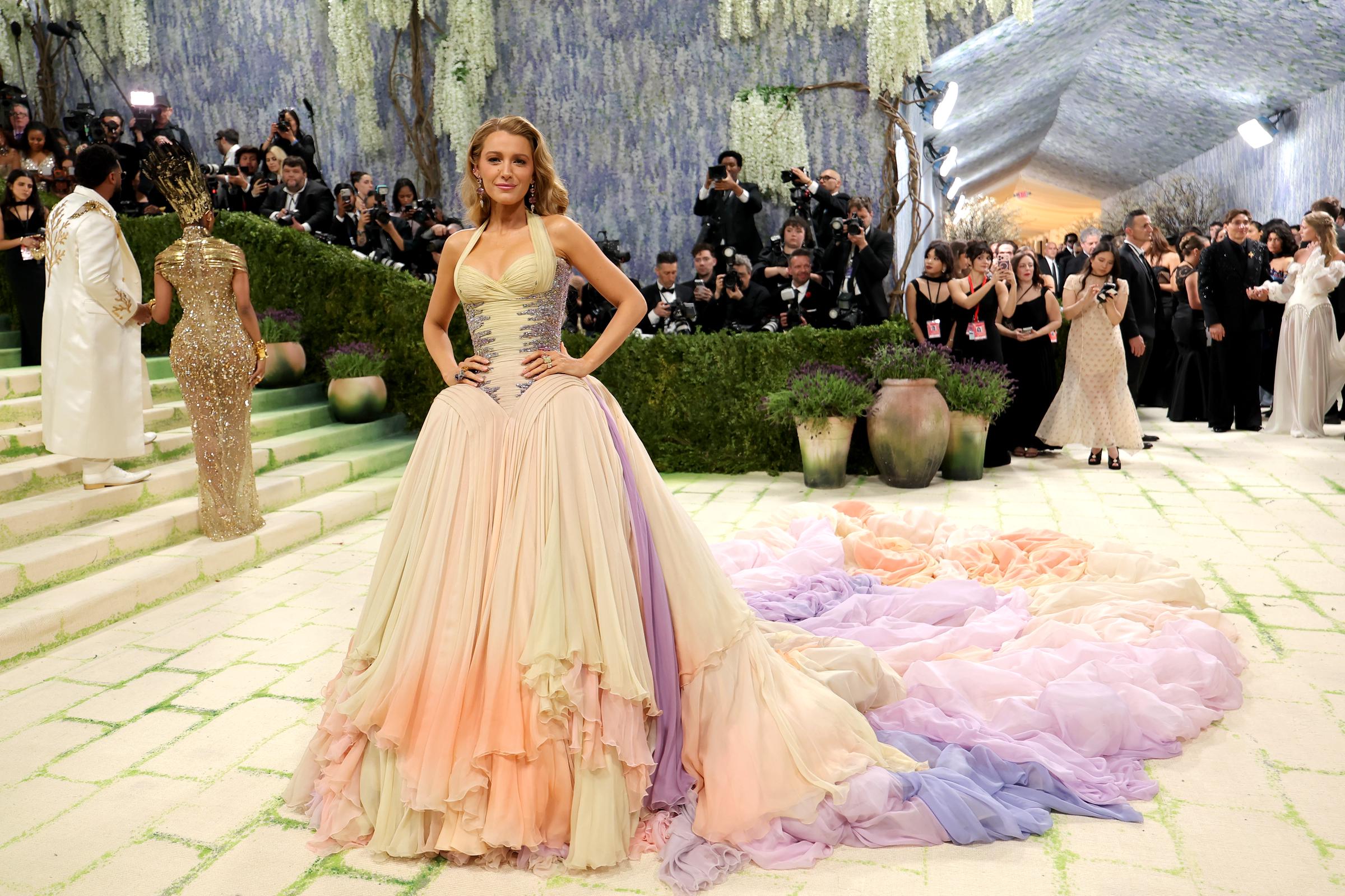 Blake Lively during the 2026 Met Gala celebrating "Costume Art" at the Metropolitan Museum of Art on May 4 in New York. | Source: Getty Images