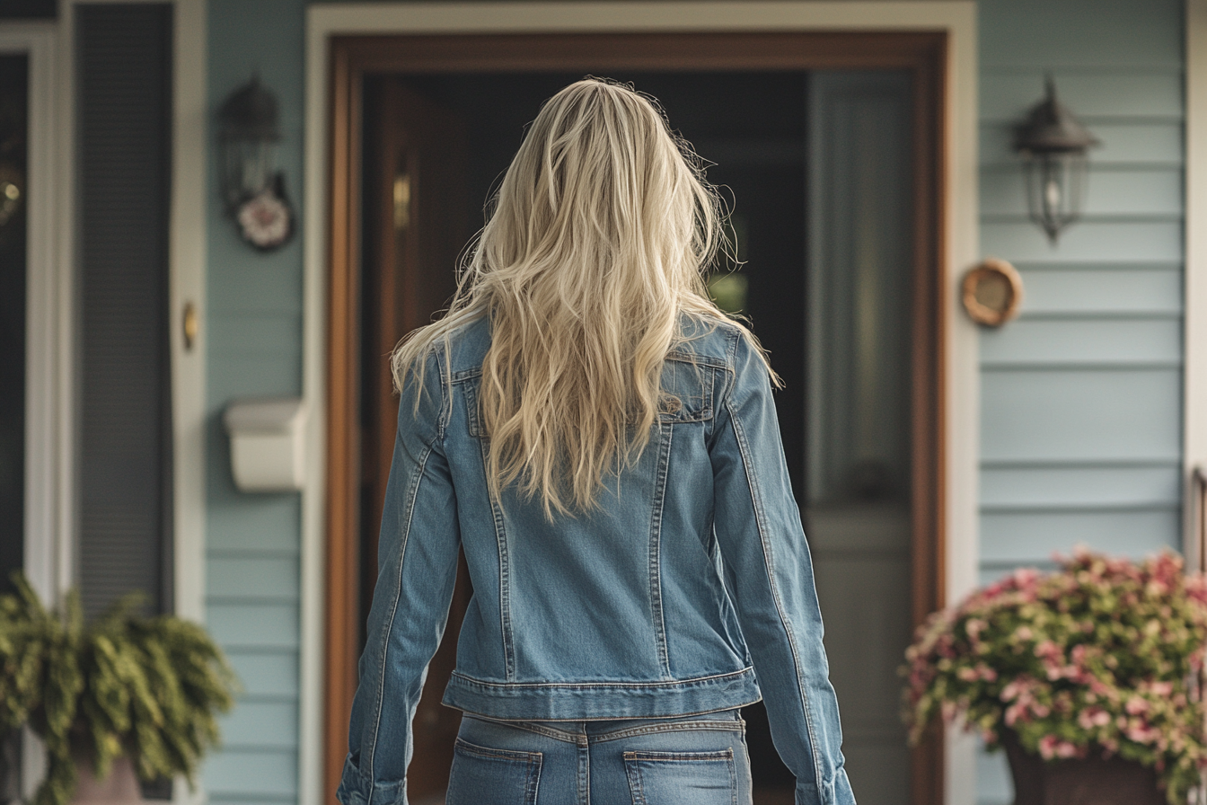 A woman walking indoors | Source: no source