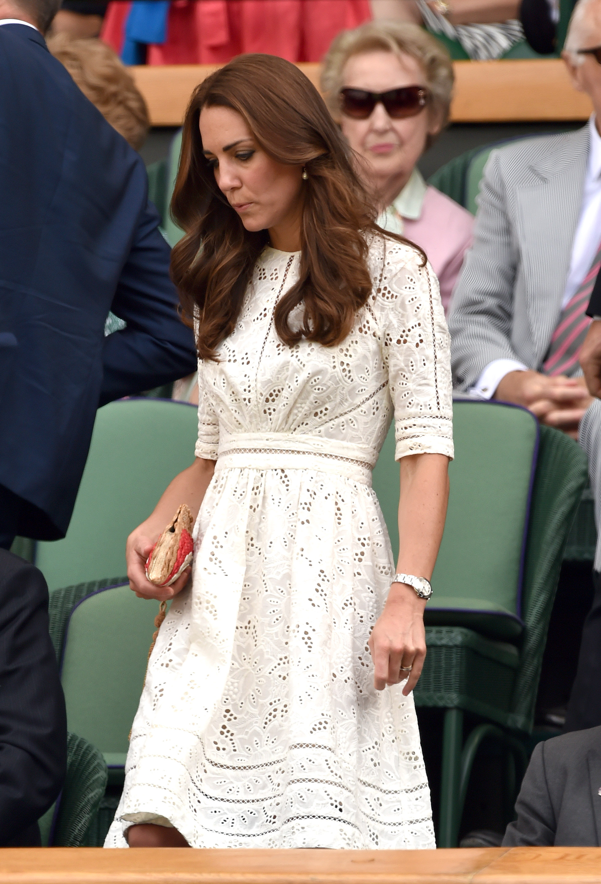 The Princess of Wales on day nine of the 2014 Wimbledon Championships at The All England Tennis Club in London on July 2. | Source:  Getty Images