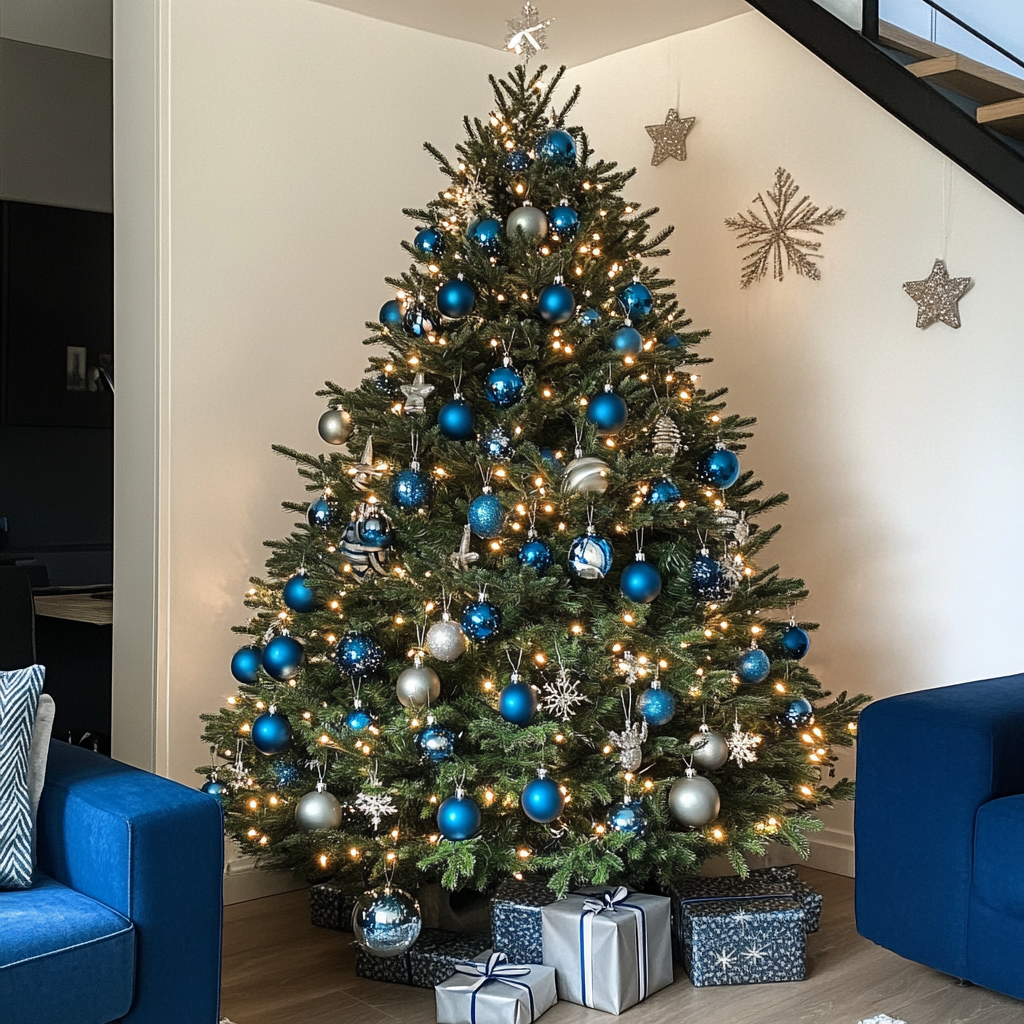 A Christmas tree in an apartment | Source: No source