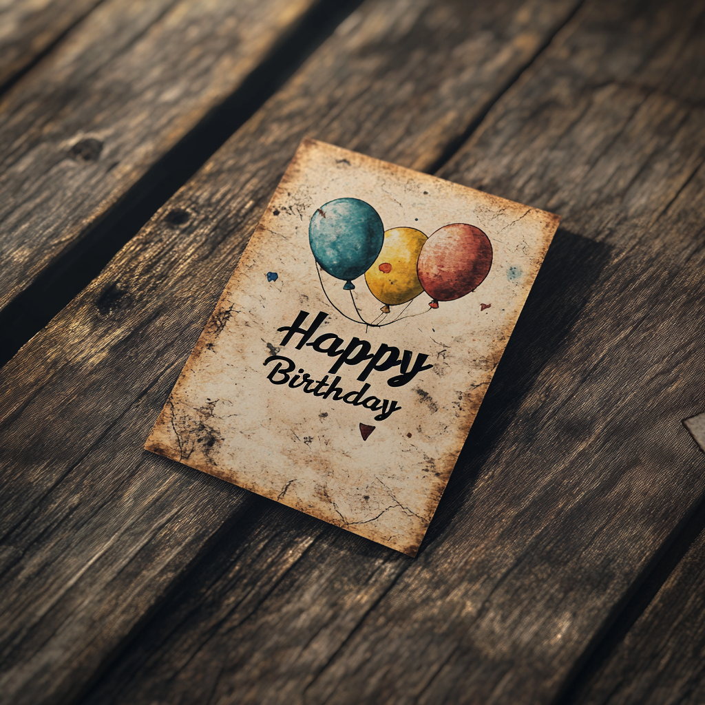 A birthday card | Source: No source