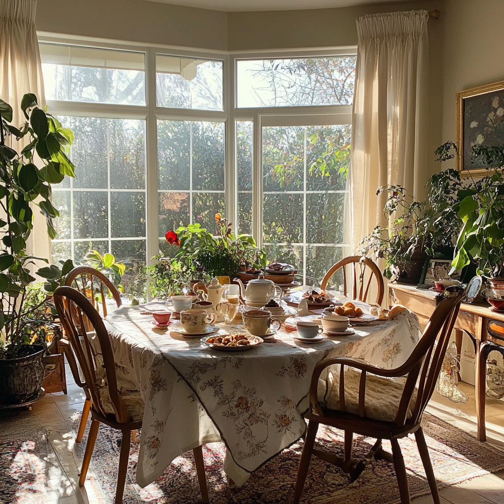 A tea party setting | Source: No source