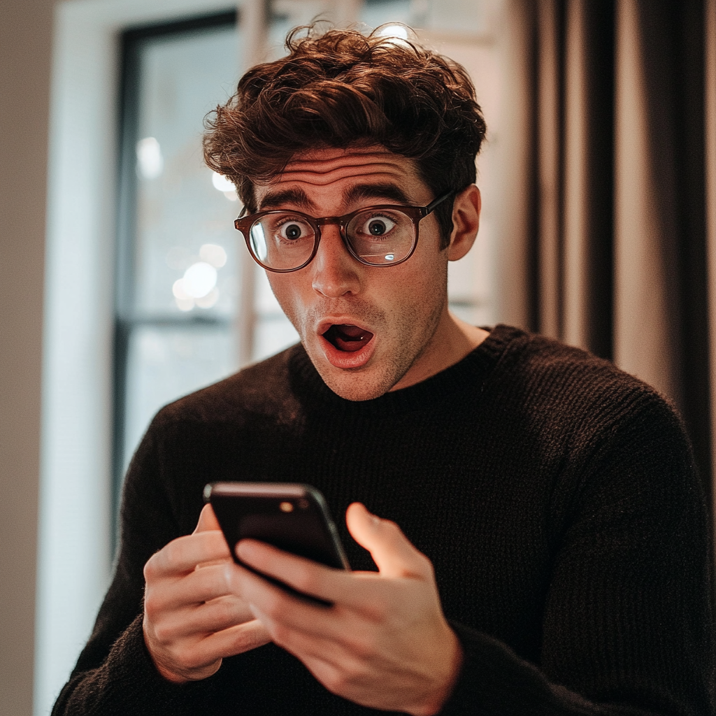 A shocked man | Source: no source