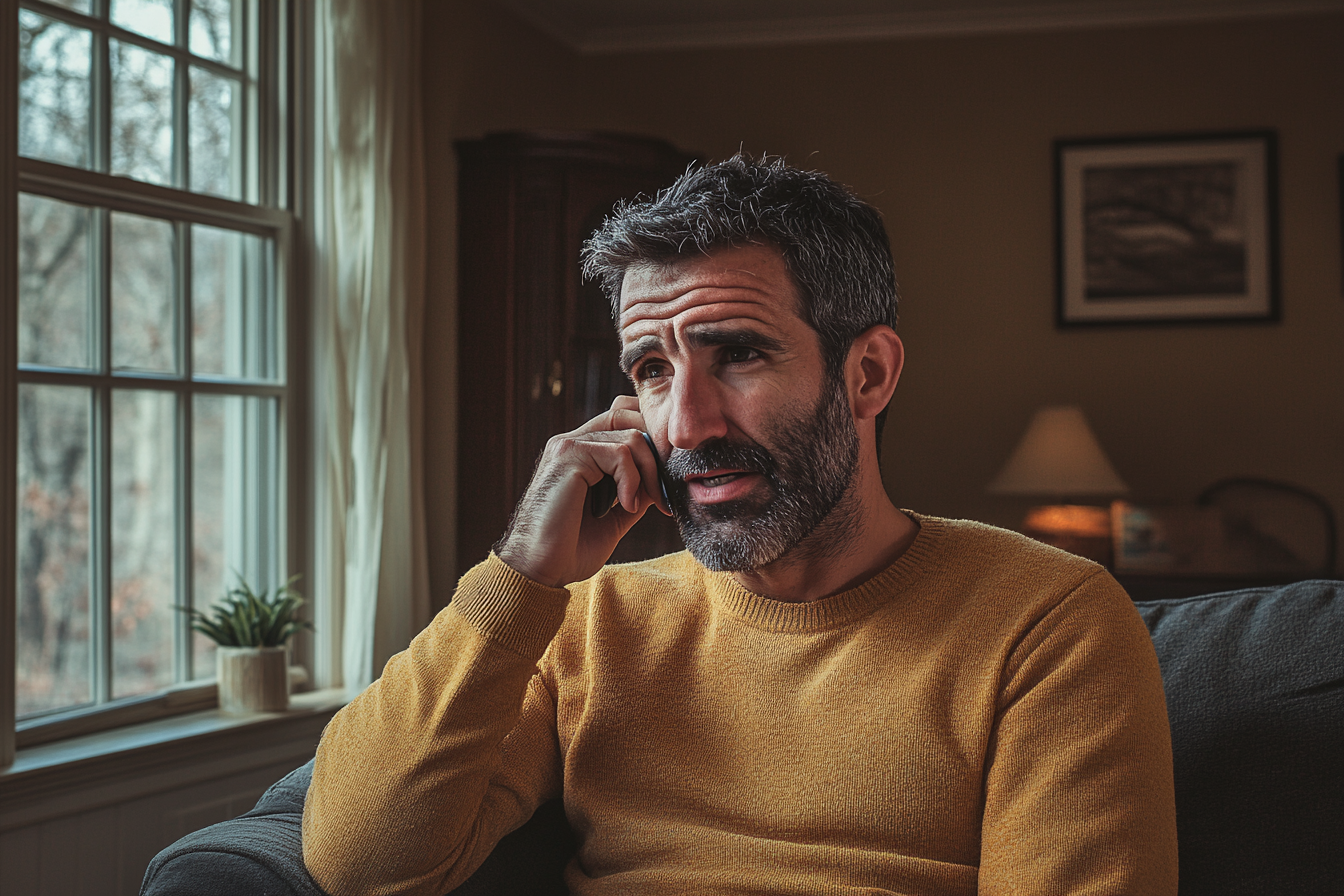 A man speaking on his phone | Source: No source