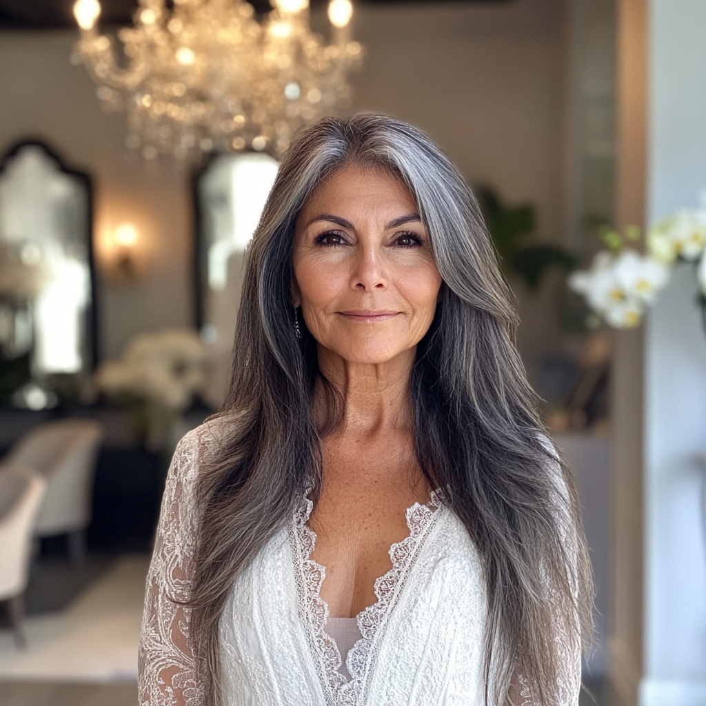 A smiling older woman | Source: No source