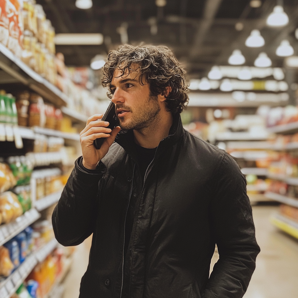 A man talking on the phone | Source: No source