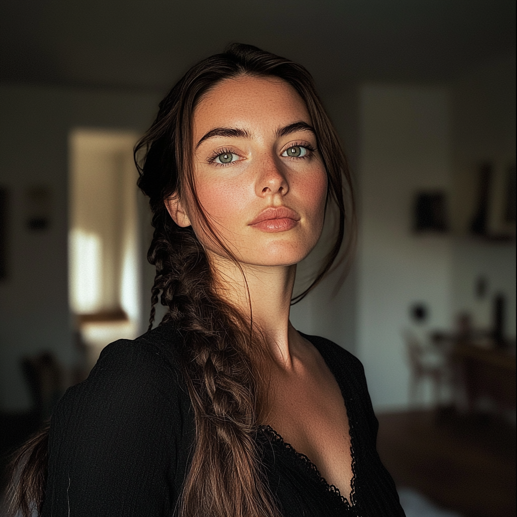 A woman standing in her apartment | Source: no source