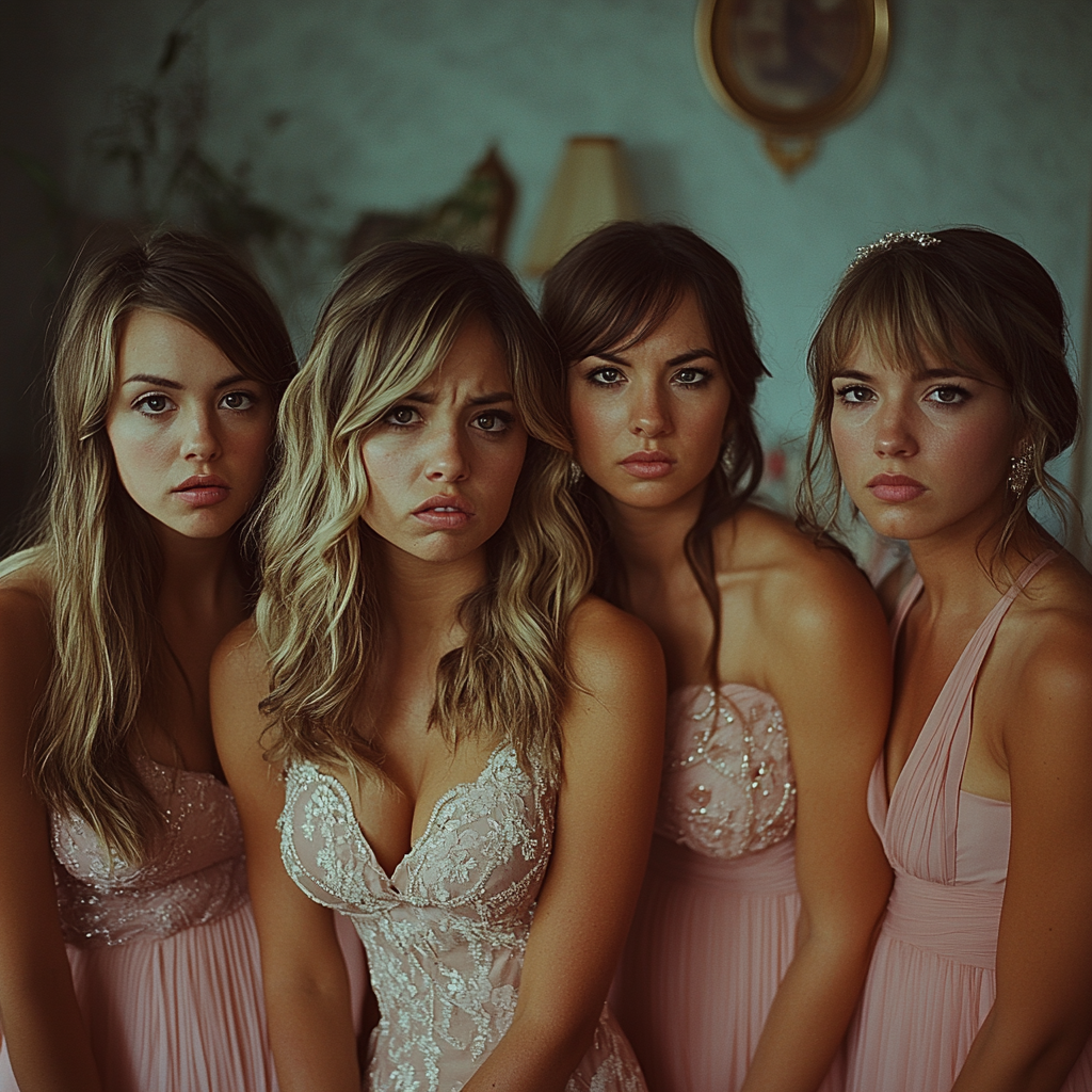 A group of concerned bridesmaids | Source: no source