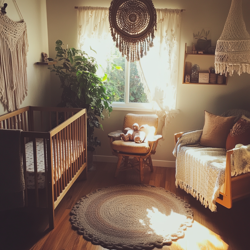 A boho-themed nursery | Source: no source