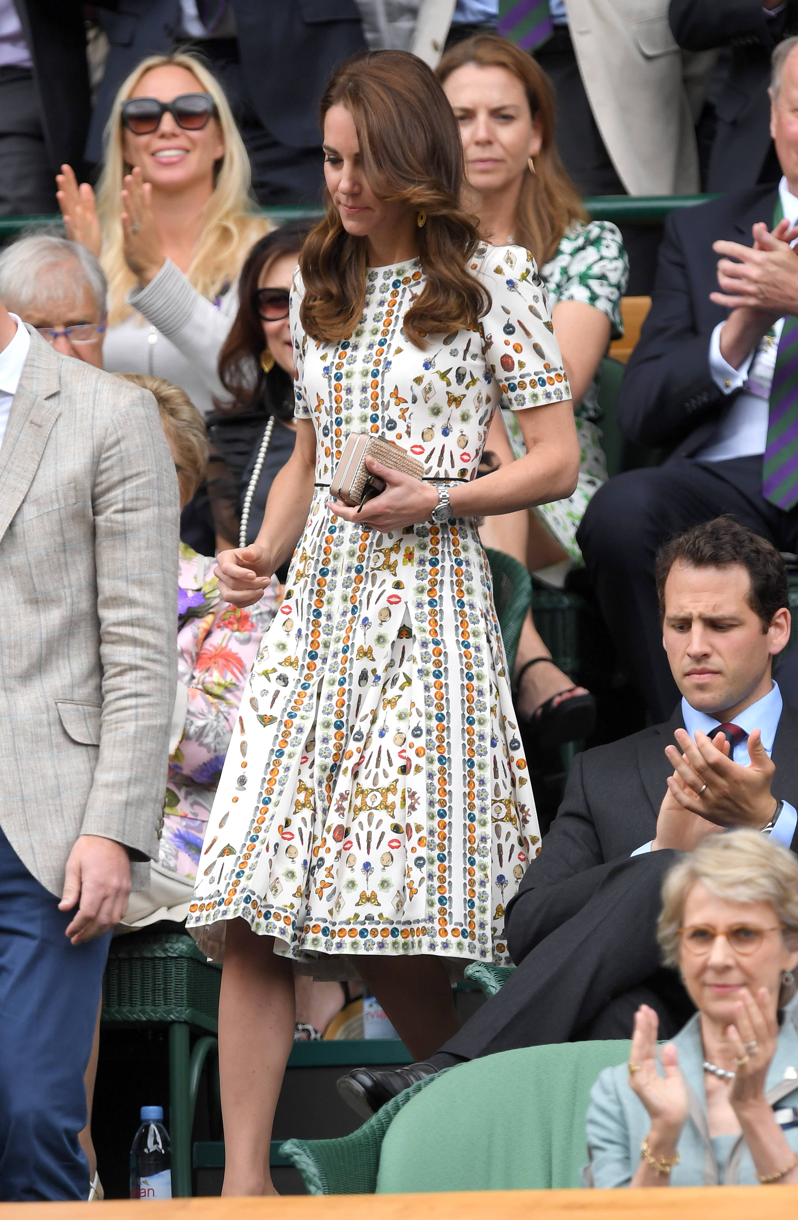 The Princess of Wales at the Men's Singles Final of the Wimbledon Championships between Milos Raonic and Andy Murray on July 10, 2016, in London, England. | Source: Getty Images
