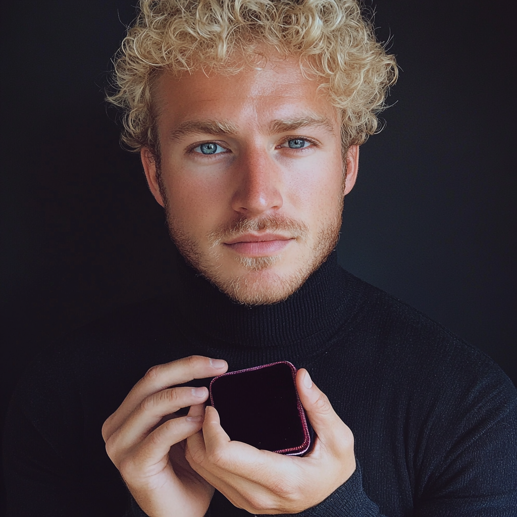 A man holding a ring box | Source: No source
