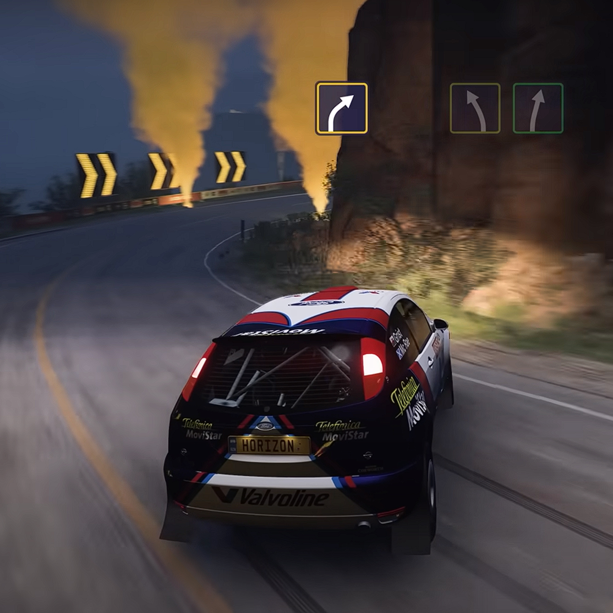 An animated racing car from the game “Forza Horizon 5 Rally Adventure.” | Image: youtube.com/xbox
