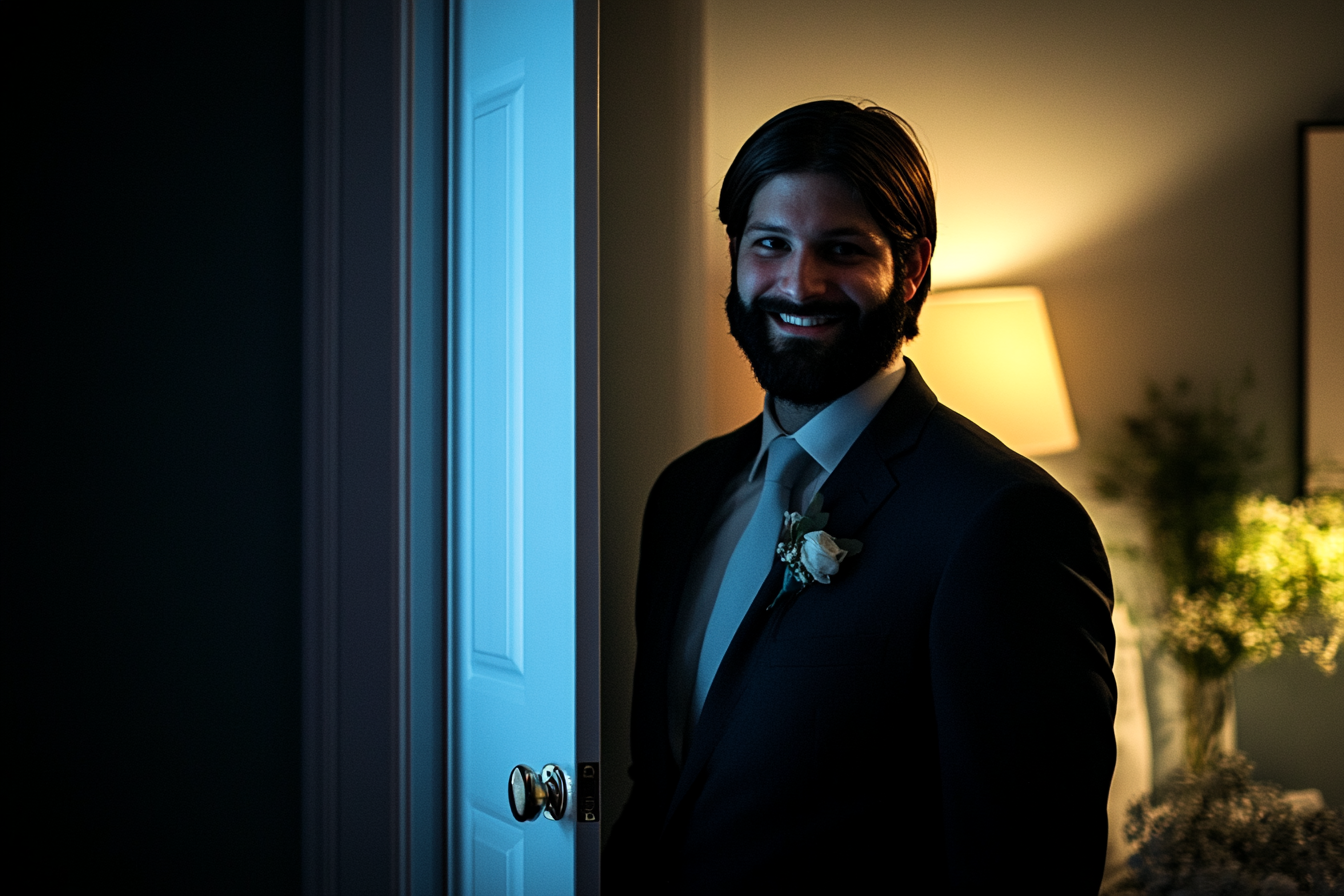 A man closing a door | Source: no source