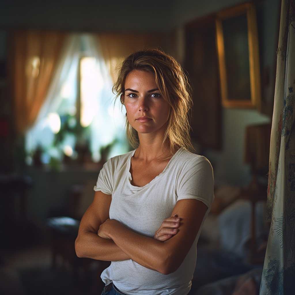 A mean-looking woman | Source: No source