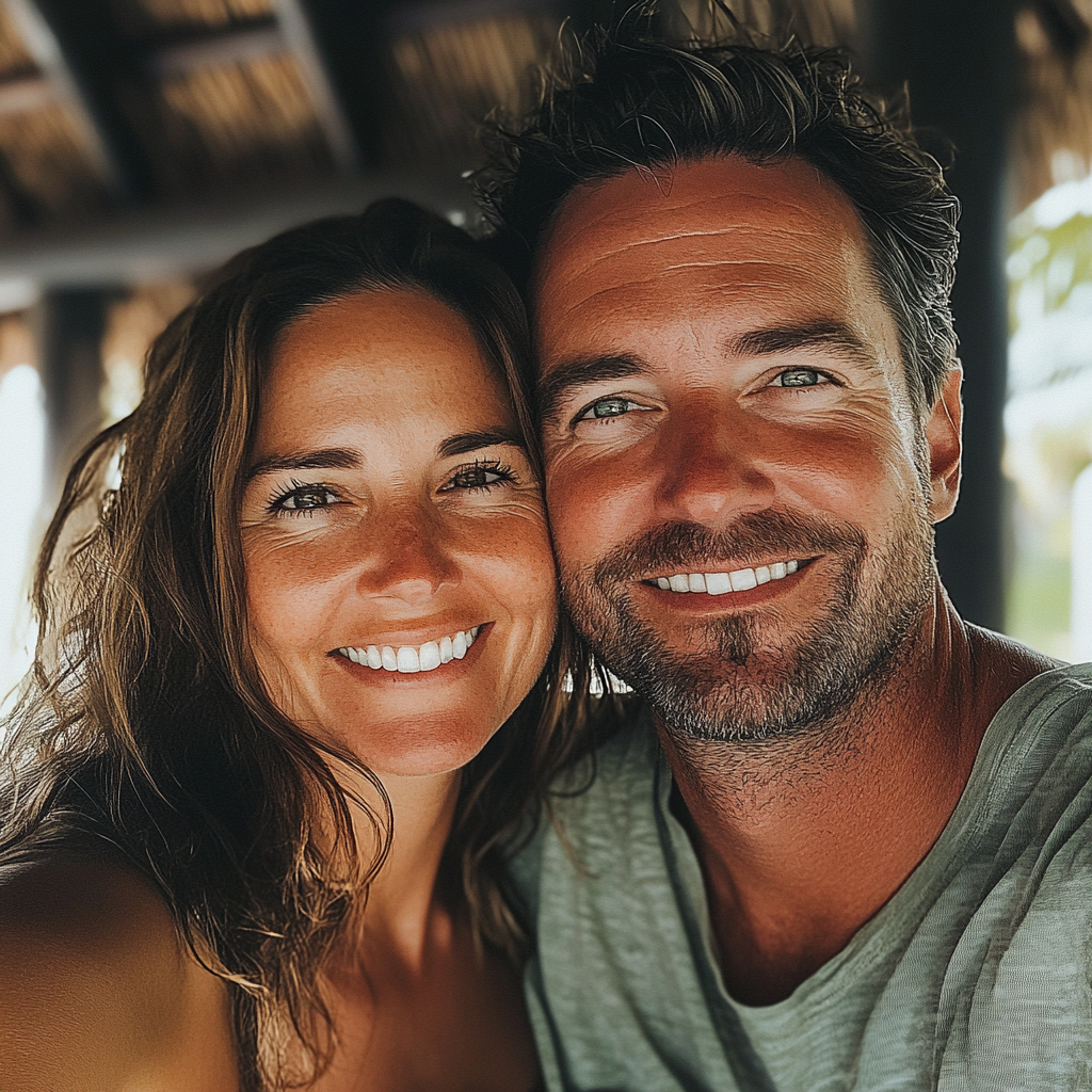 A couple on vacation | Source: No source