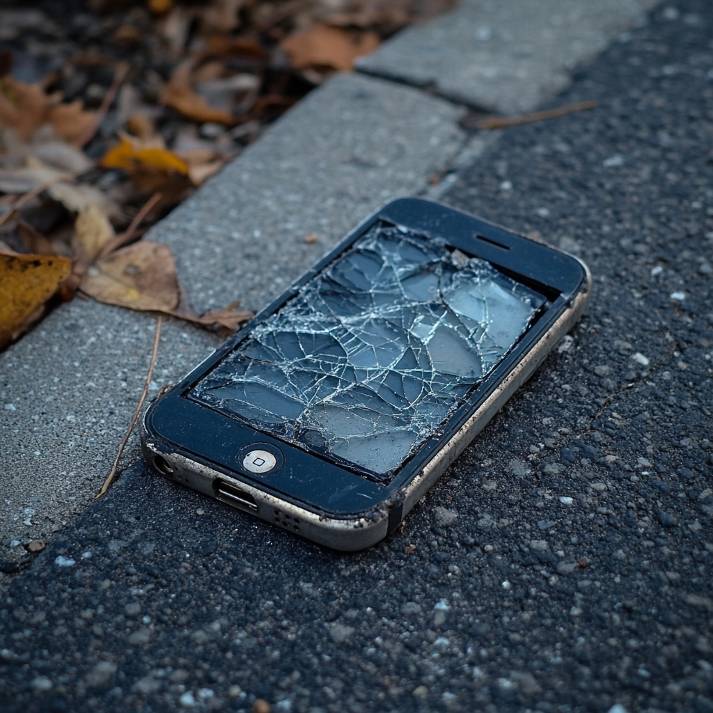 A broken phone | Source: no source