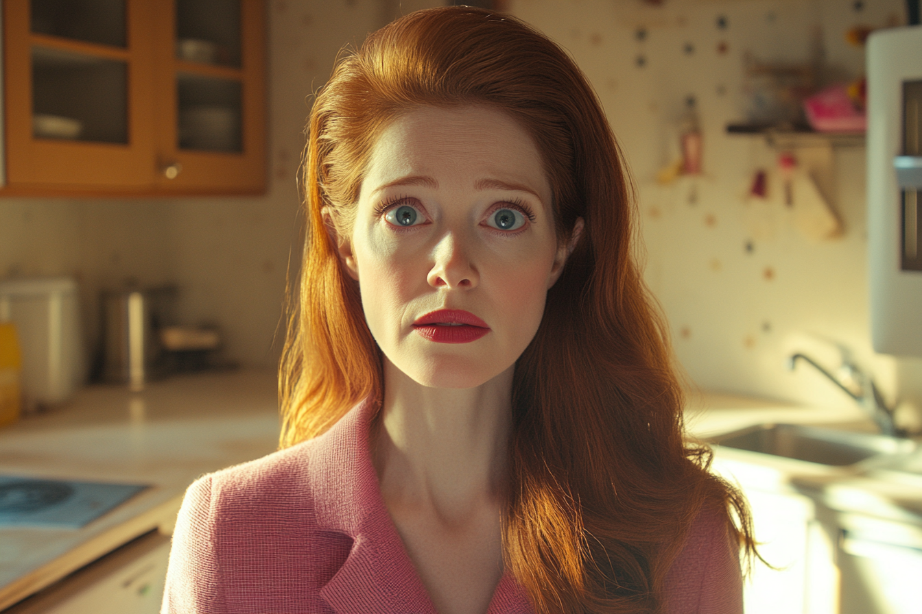 A worried woman looking straight ahead | Source: no source
